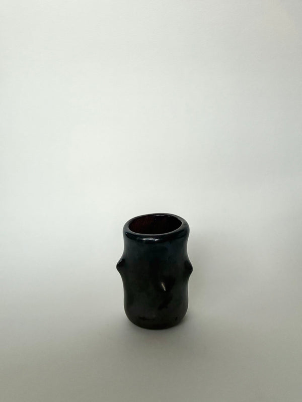 “don’t touch me” shot glass black